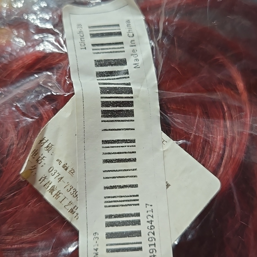 1H25227 NWT Messy Bun Hair Holder Burgundy - Picture 5 of 5
